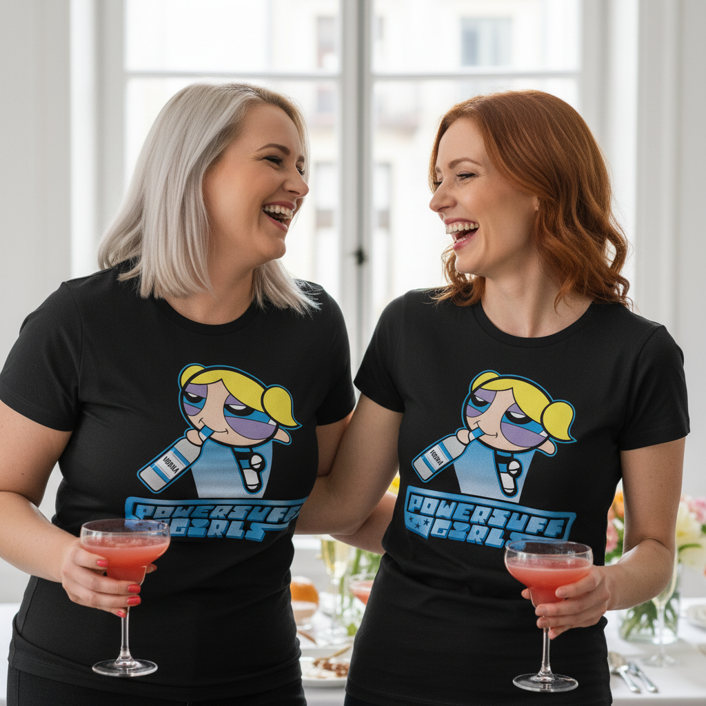 Bubbles Powersuff Powerpuff Girls - Damenshirt