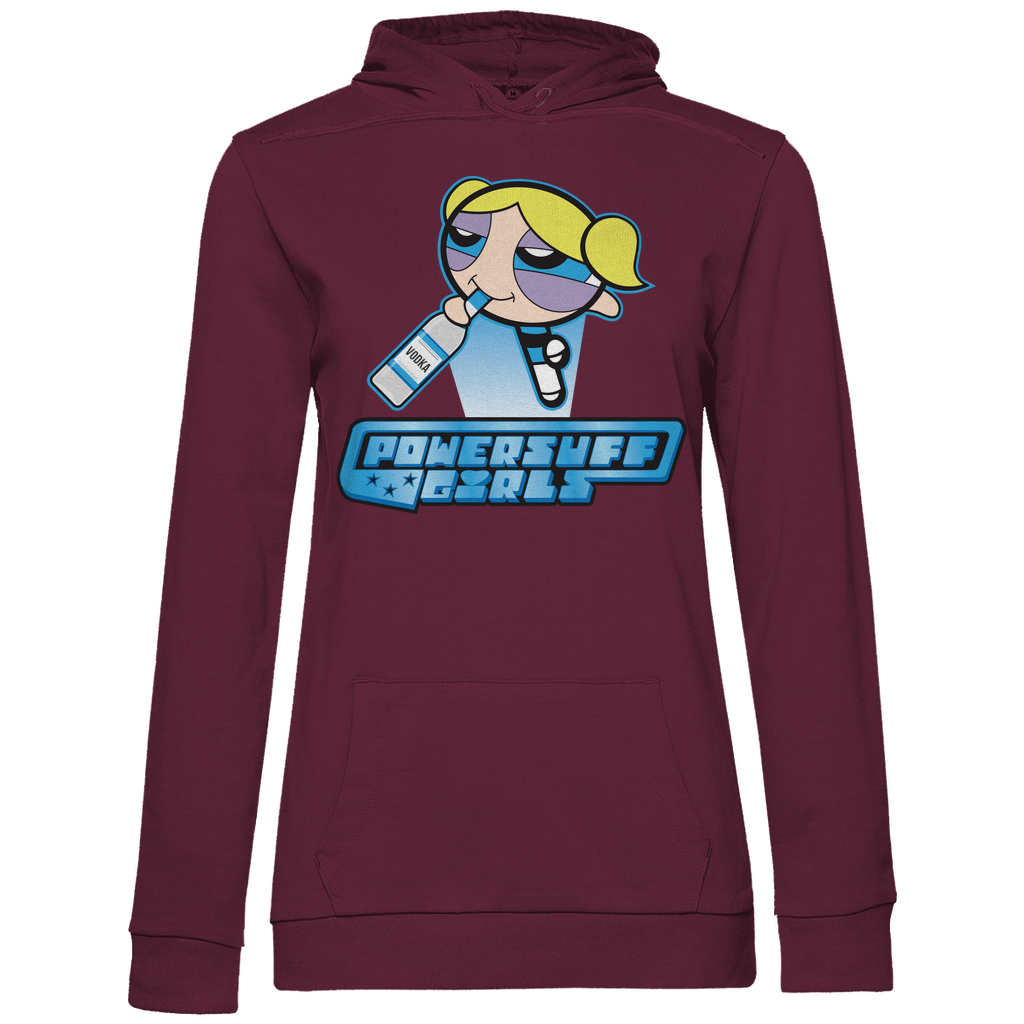 Bubbles Powersuff Powerpuff Girls - Damen Hoodie Wine