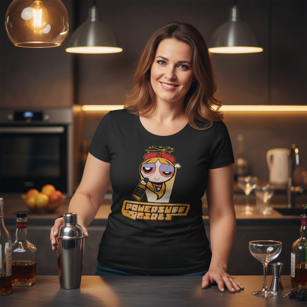 Blossom Powersuff Powerpuff Girls - Damenshirt