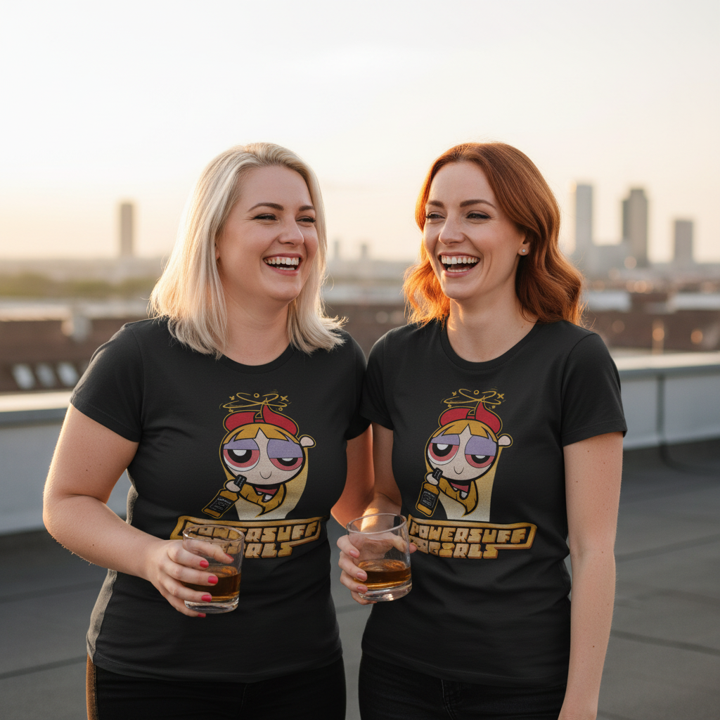 Blossom Powersuff Powerpuff Girls - Damenshirt