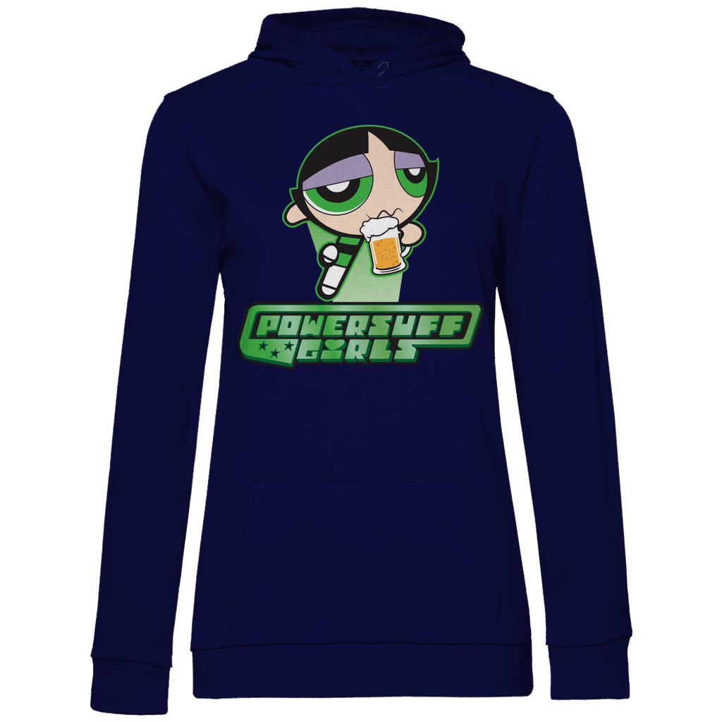 Buttercup Powersuff Powerpuff Girls - Damen Hoodie Navy Blue