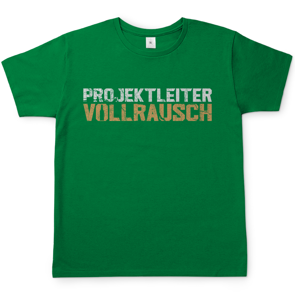 Projektleiter Vollrausch - Herren Shirt Kelly Green