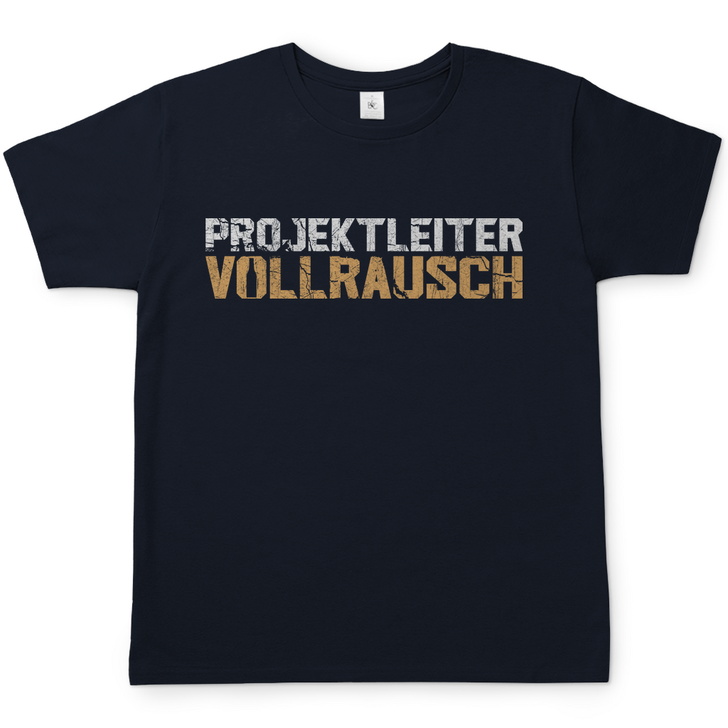 Projektleiter Vollrausch - Herren Shirt Navy