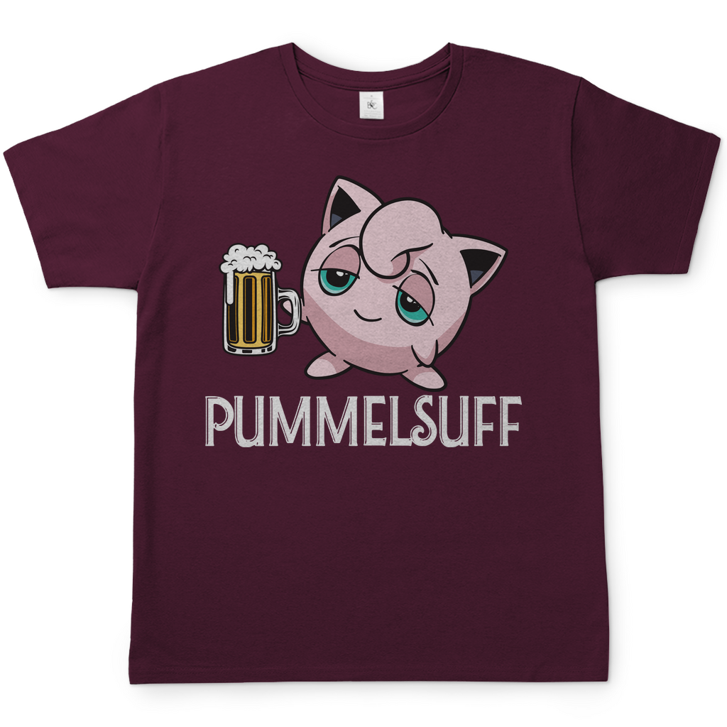 Pummelsuff Pummeluff Pokemon - Herren Shirt Burgundy