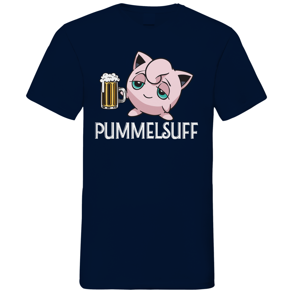 Pummelsuff Pummeluff Pokemon - Herren V-Neck Shirt Navy