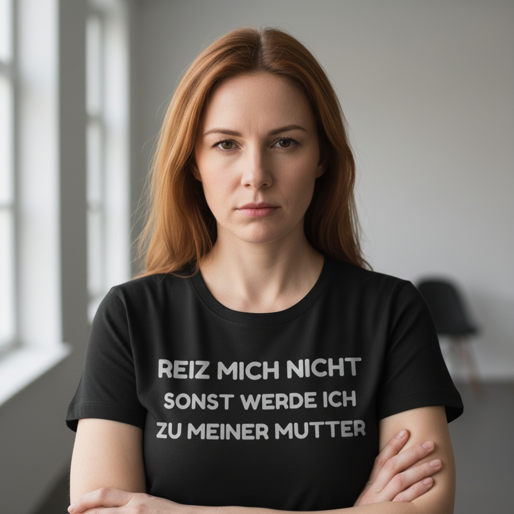 Reiz mich nicht sonst werde ich zu meiner Mutter - Damen T-Shirt