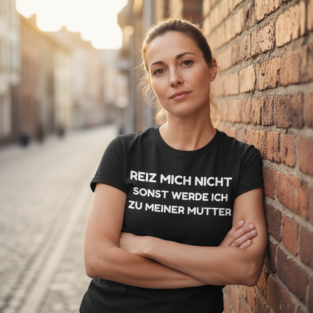 Reiz mich nicht sonst werde ich zu meiner Mutter - Damen Premium Bio T-Shirt