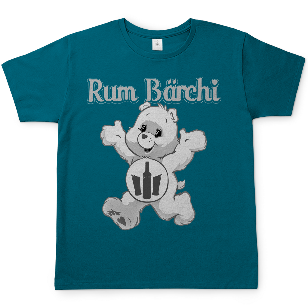 Rum Bärchi - Glücksbärchi - Herren Shirt Diva Blue