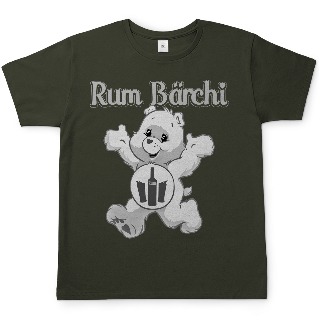 Rum Bärchi - Glücksbärchi - Herren Shirt Urban Khaki