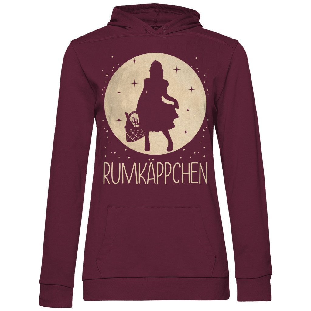 Mond Prinzessin - Rumkäppchen - Damen Hoodie Wine