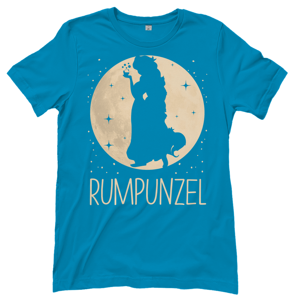 Mond Prinzessin - Rumpunzel - Damenshirt Atoll