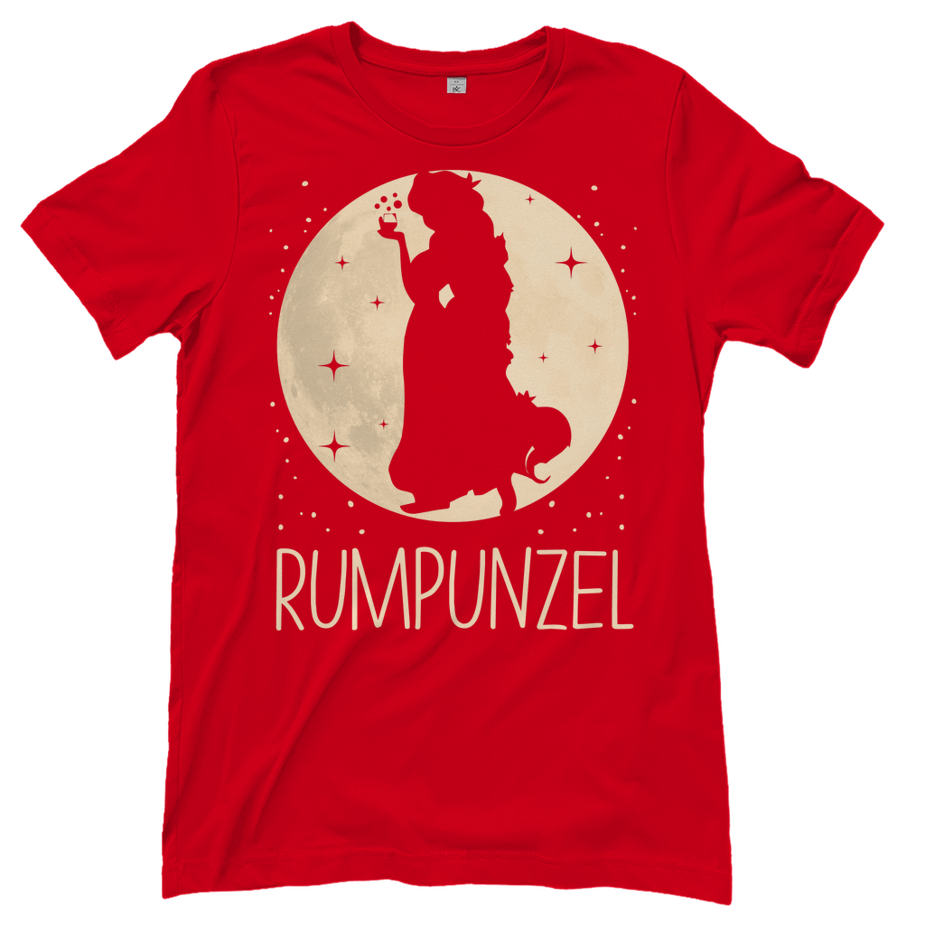 Mond Prinzessin - Rumpunzel - Damenshirt Red