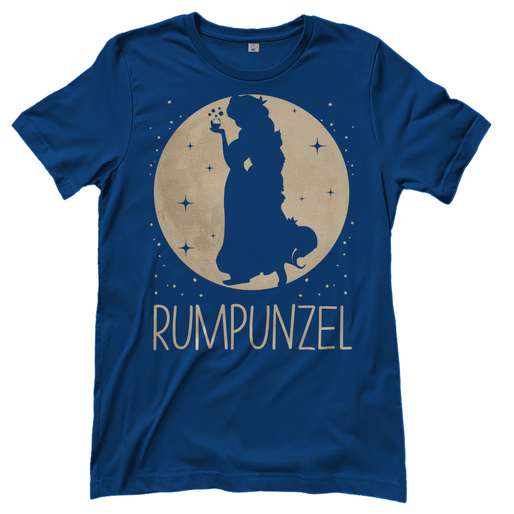 Mond Prinzessin - Rumpunzel - Damenshirt Royal Blue