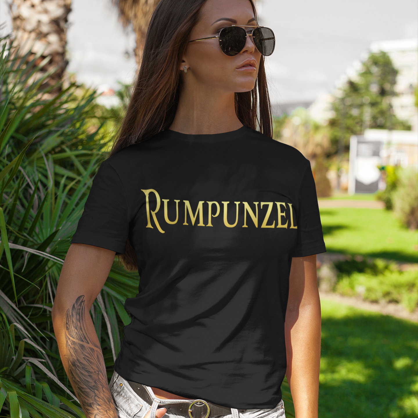 Rumpunzel - Prinzessin Gold - Damenshirt