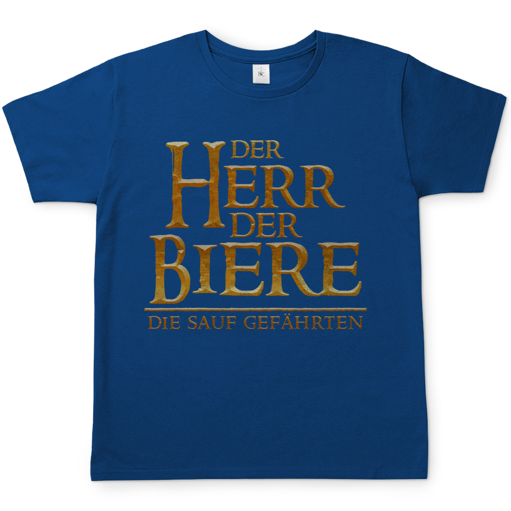 Der Herr der Biere die sauf Gefährten HDR - Herren Shirt Royal Blue