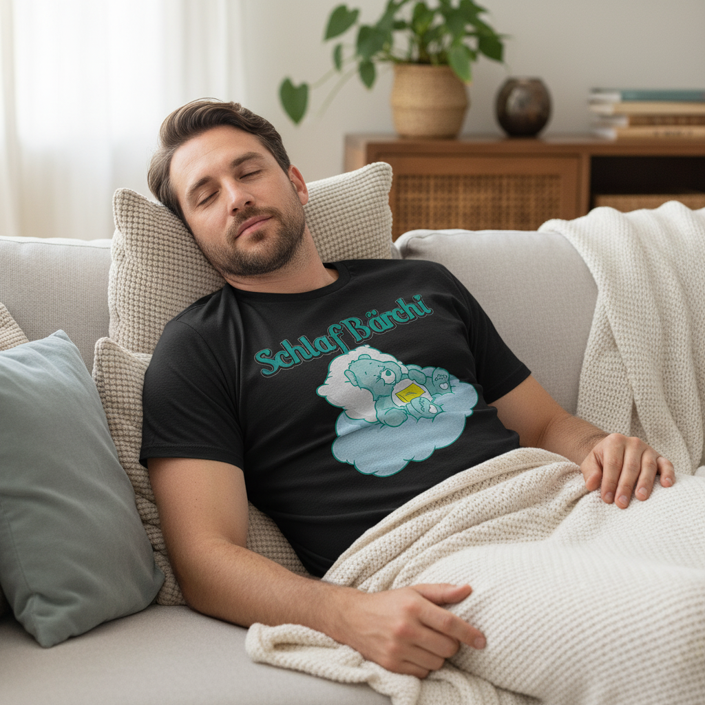 Schlaf Bärchi - Glücksbärchi - Herren Shirt