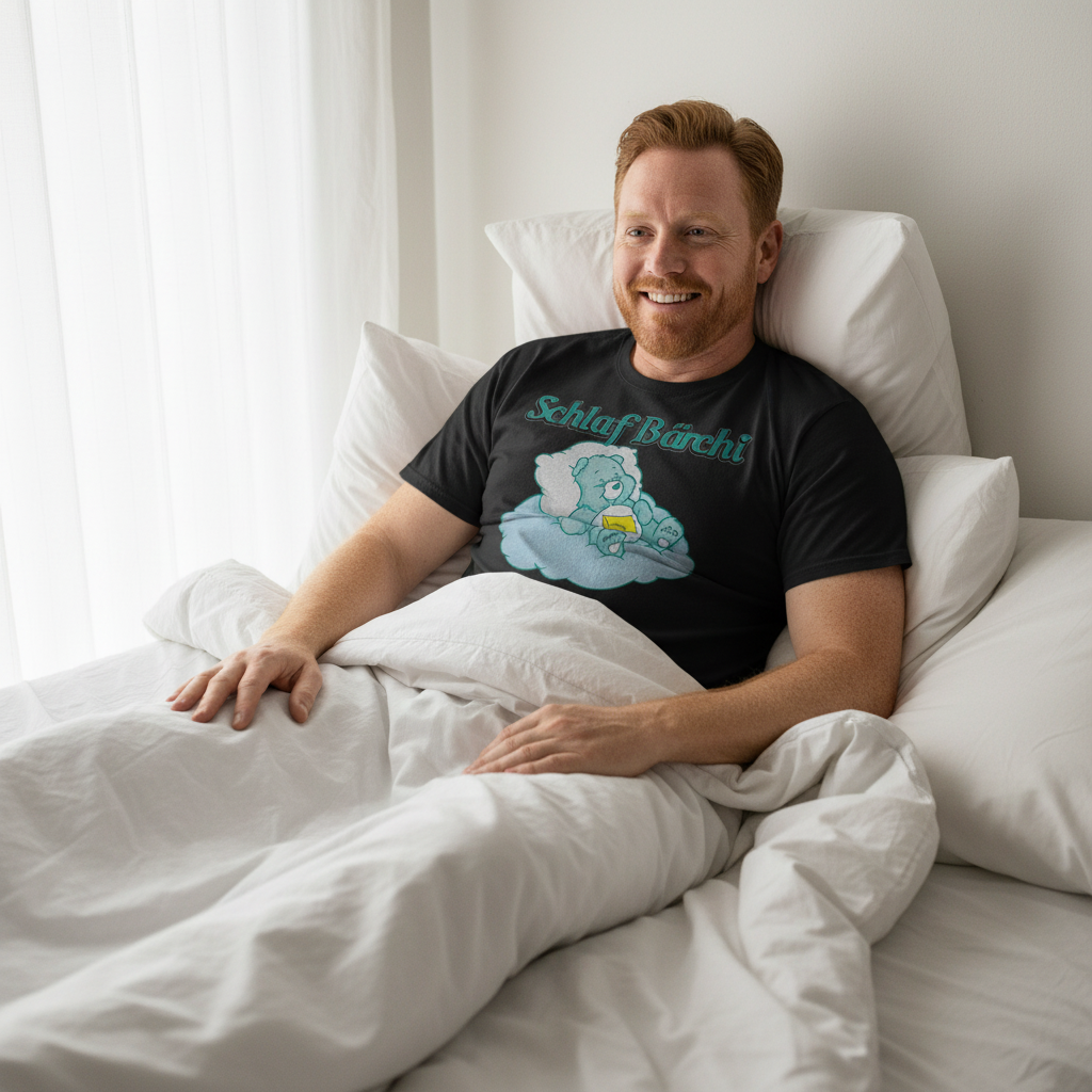 Schlaf Bärchi - Glücksbärchi - Herren Shirt
