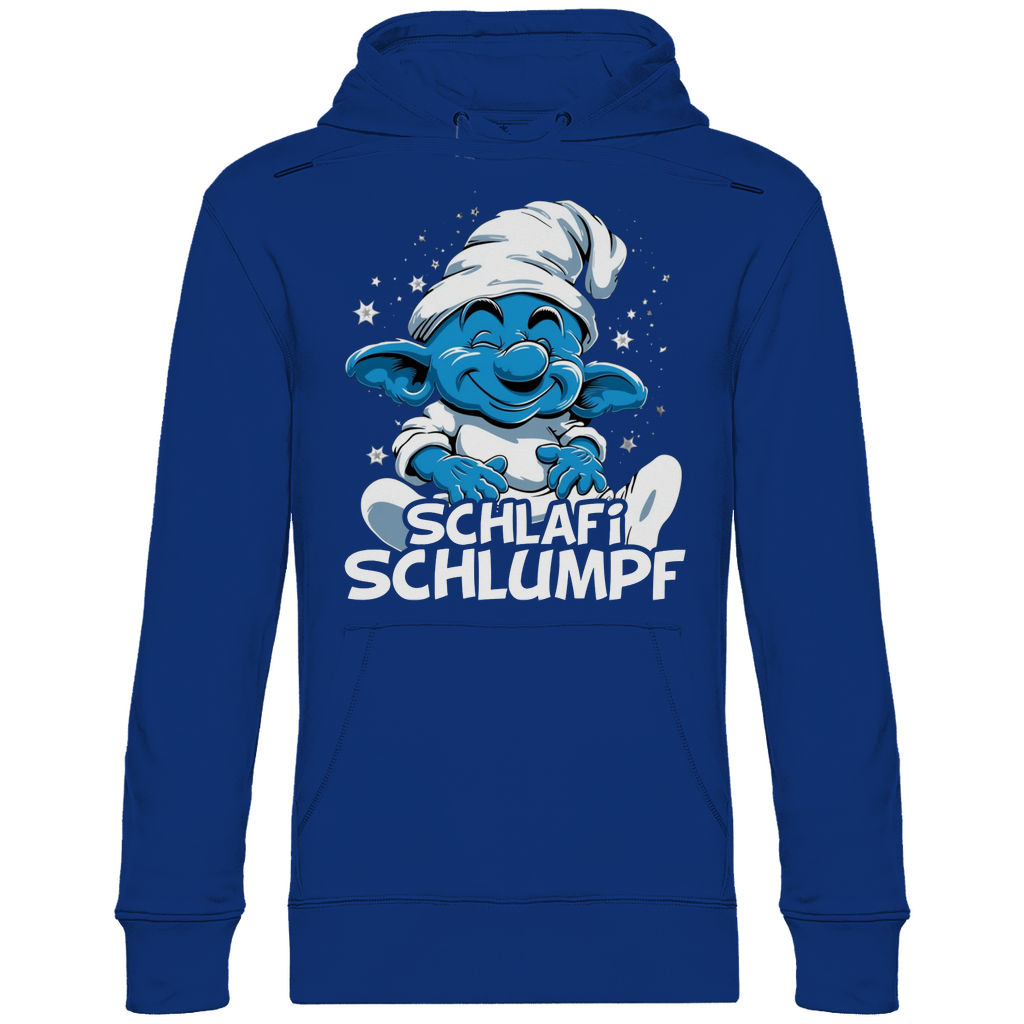 Schlafi Schlumpf Grafik - Unisex Hoodie Royal