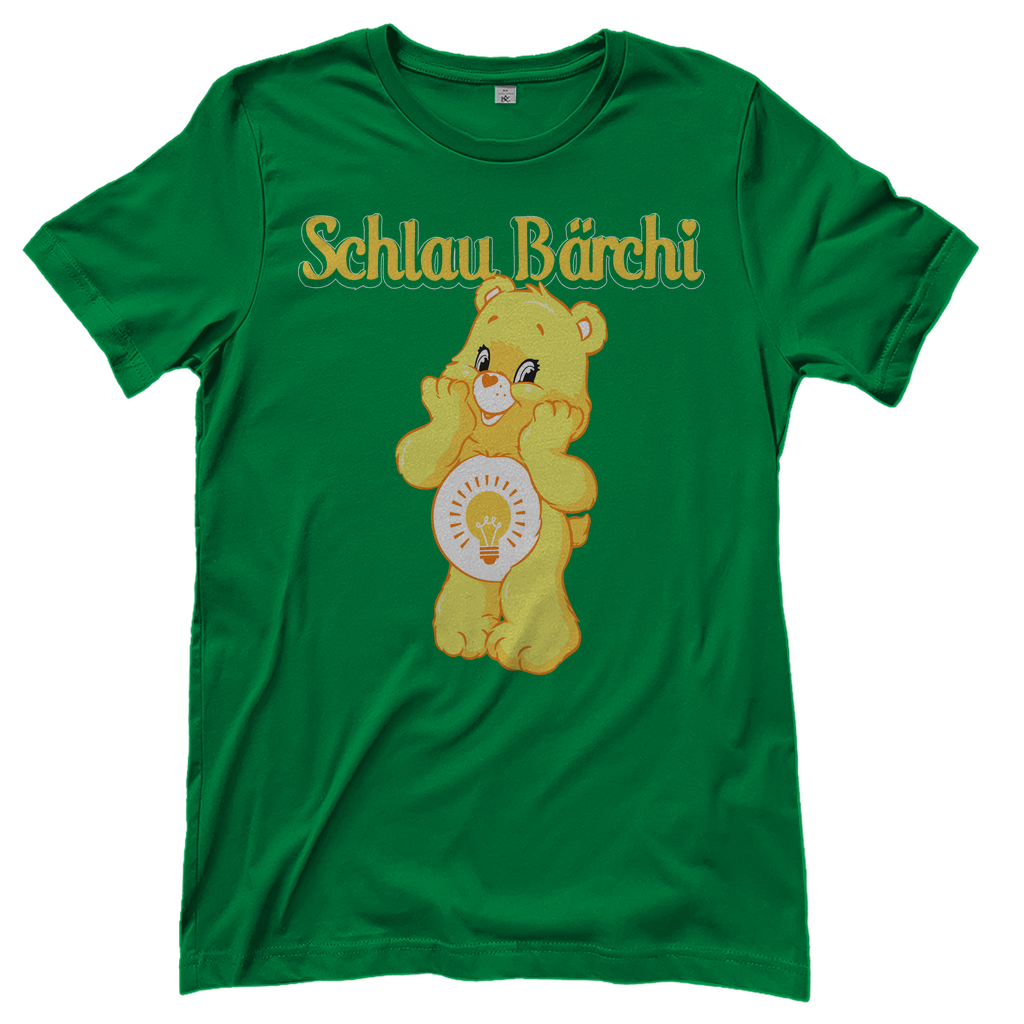 Schlau Bärchi - Glücksbärchi - Damenshirt Kelly Green