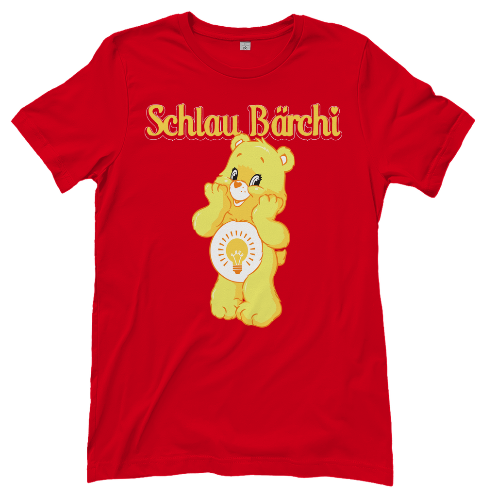 Schlau Bärchi - Glücksbärchi - Damenshirt Red