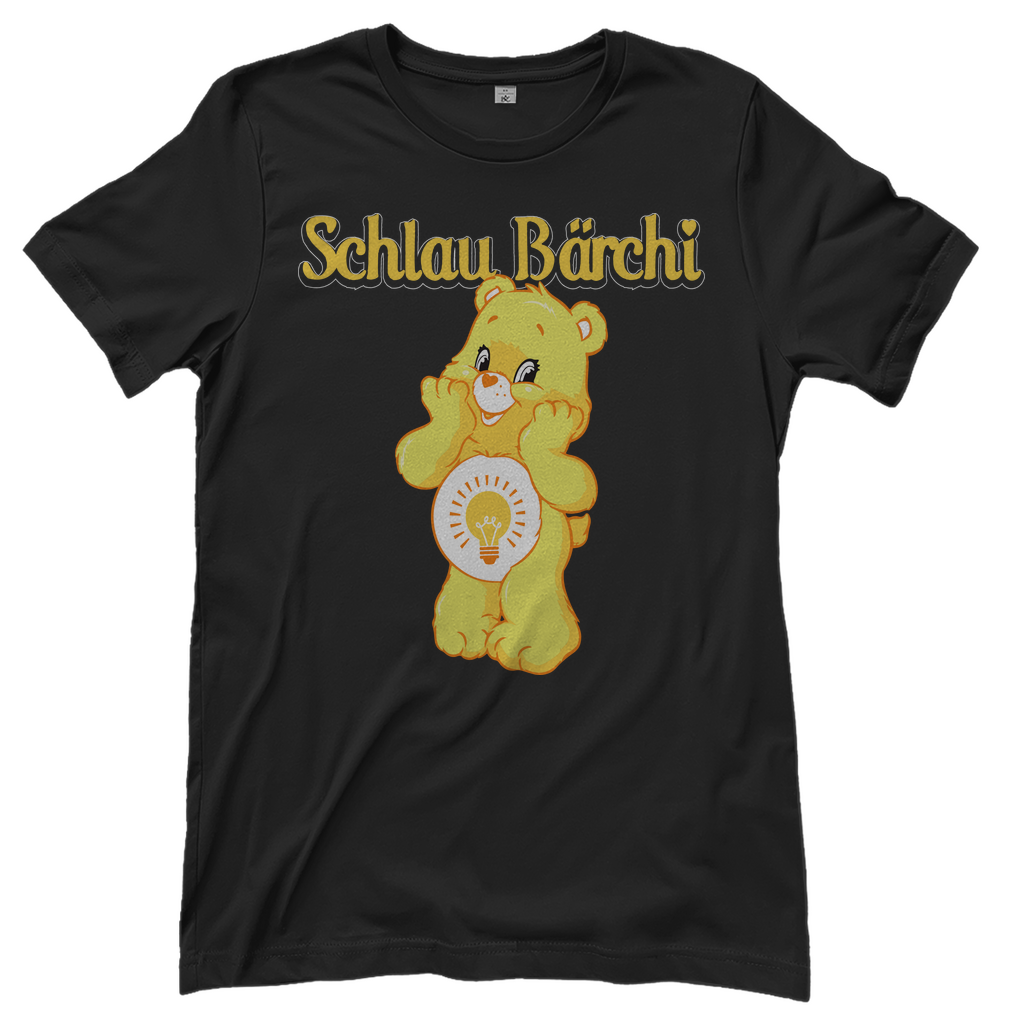 Schlau Bärchi - Glücksbärchi - Damenshirt Black