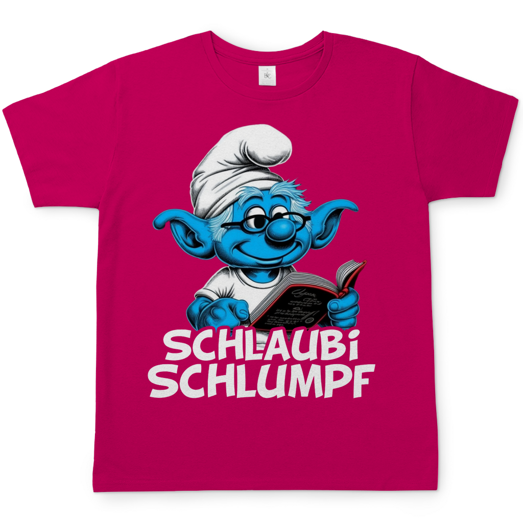 Schlaubi Schlumpf Grafik - Herren Shirt Sorbet
