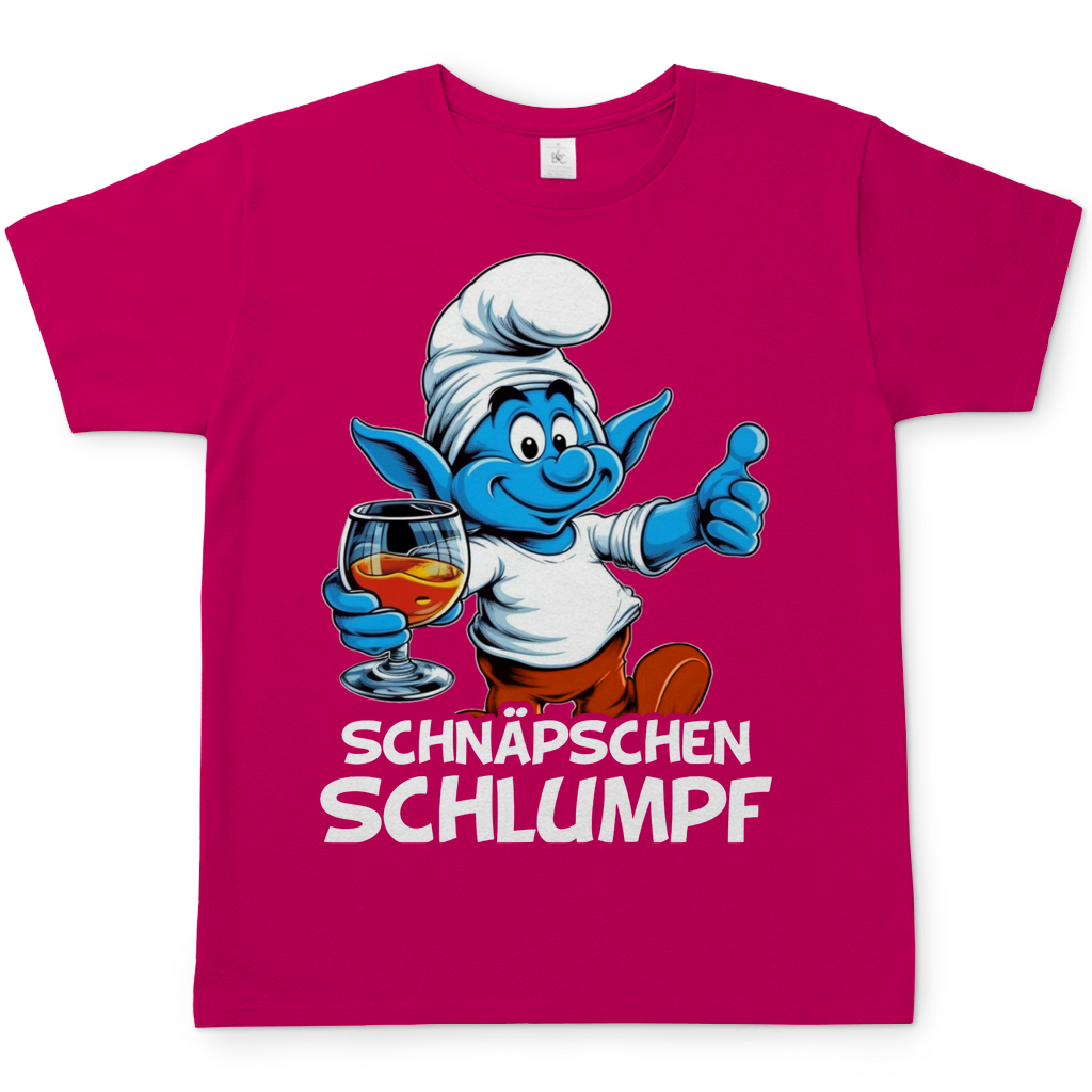 Schnäpschen Schlumpf Grafik - Herren Shirt Sorbet