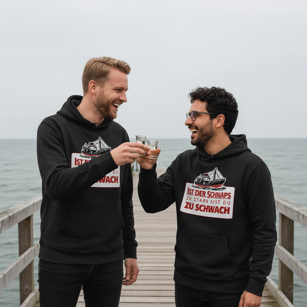 Ist der Schnaps zu stark bist du zu schwach - Unisex Hoodie