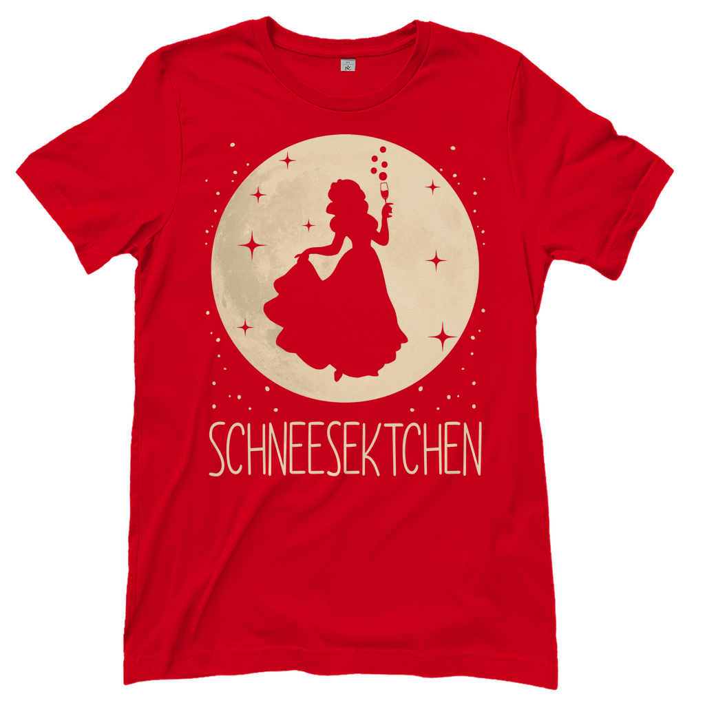 Mond Prinzessin - Schneesektchen - Damenshirt Red
