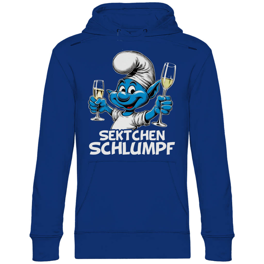 Sektchen Schlumpf Grafik - Unisex Hoodie Royal
