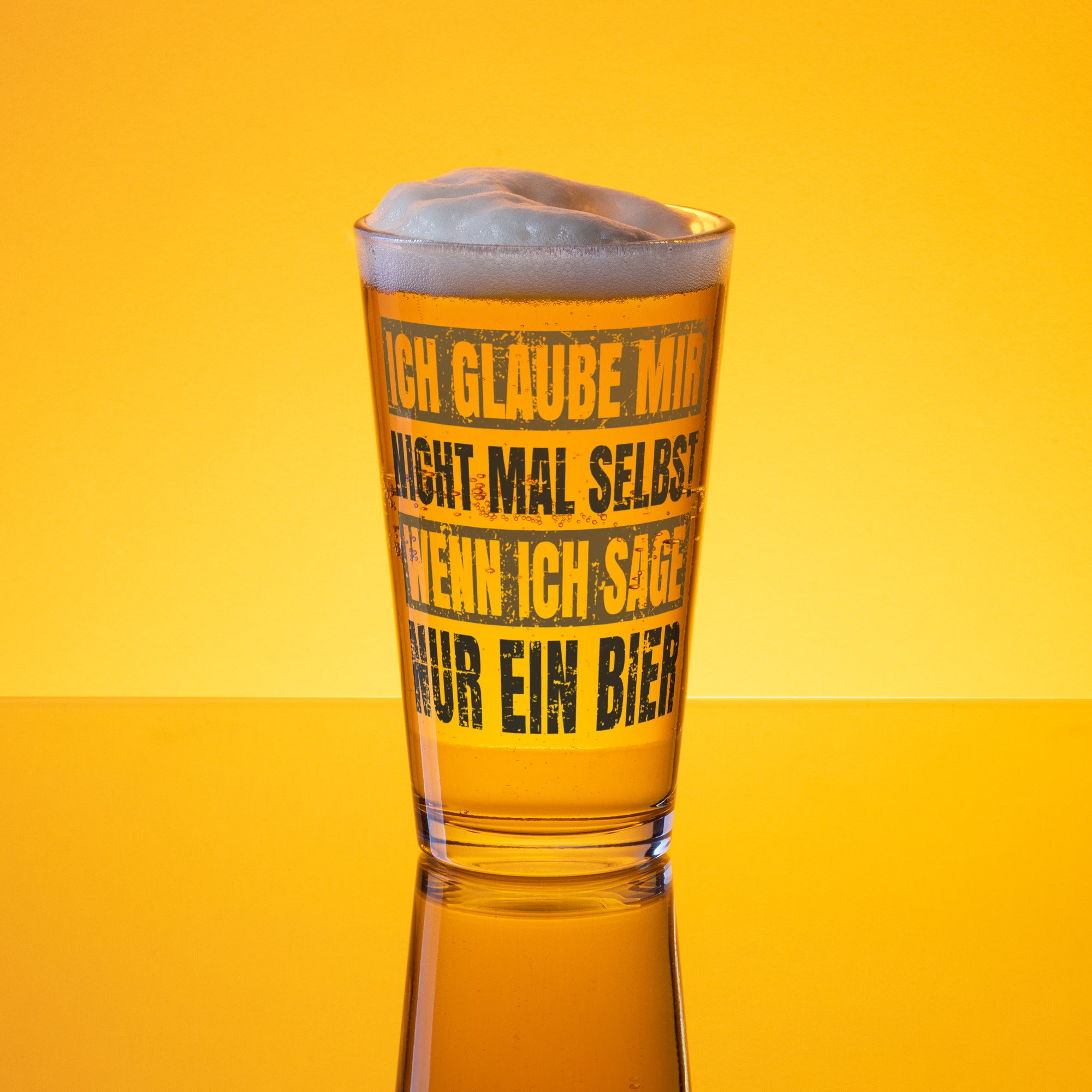 Ich glaube mir nicht mal selbst - Pint-Glas Default Title