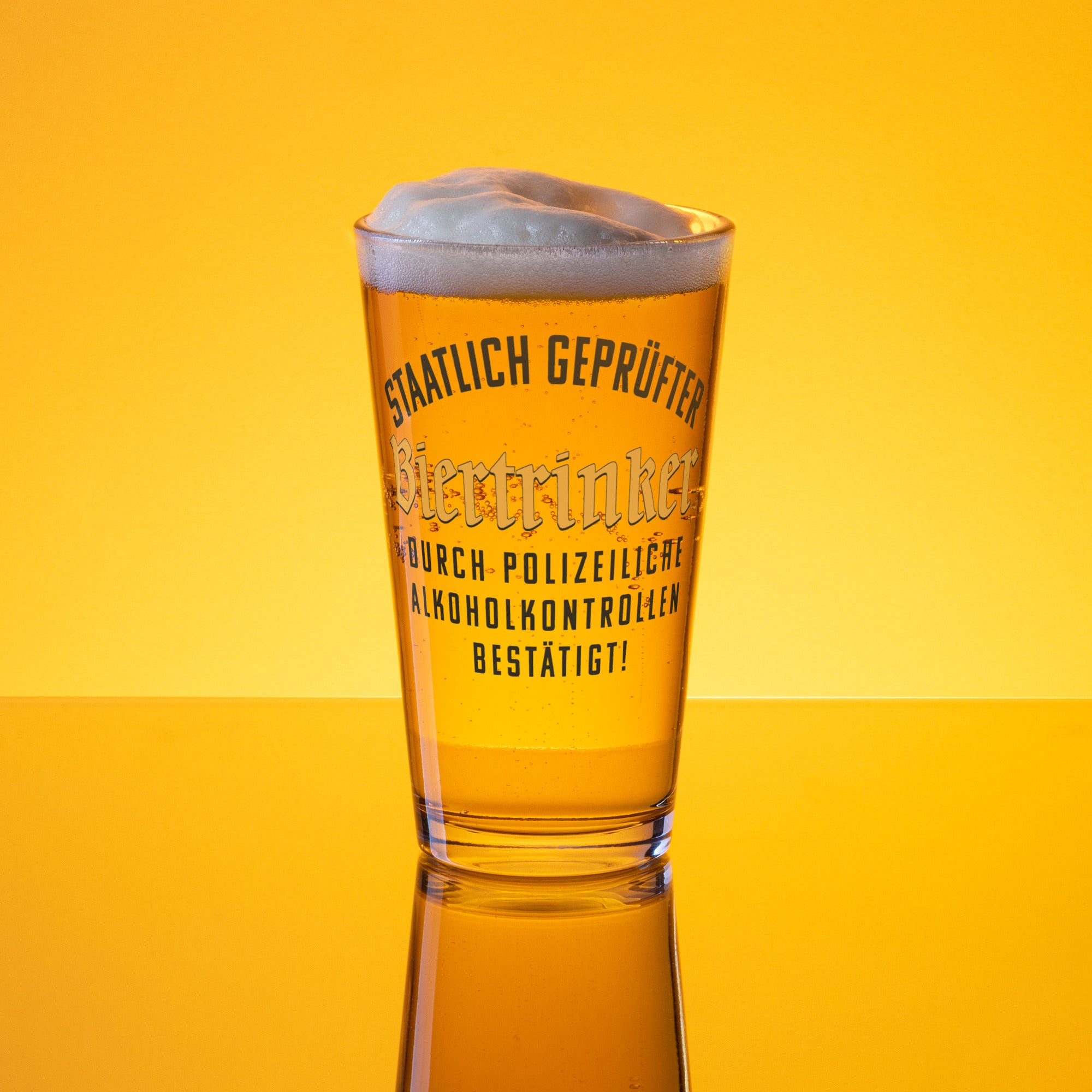 Staatlich geprüfter Biertrinker - Pint-Glas Default Title