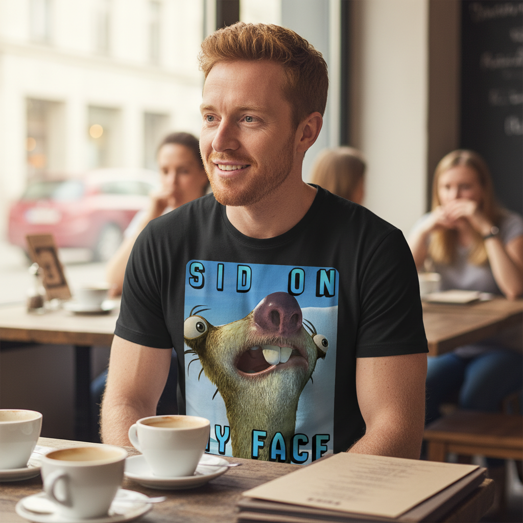 SID ON MY FACE - Herren Premium Bio T-Shirt