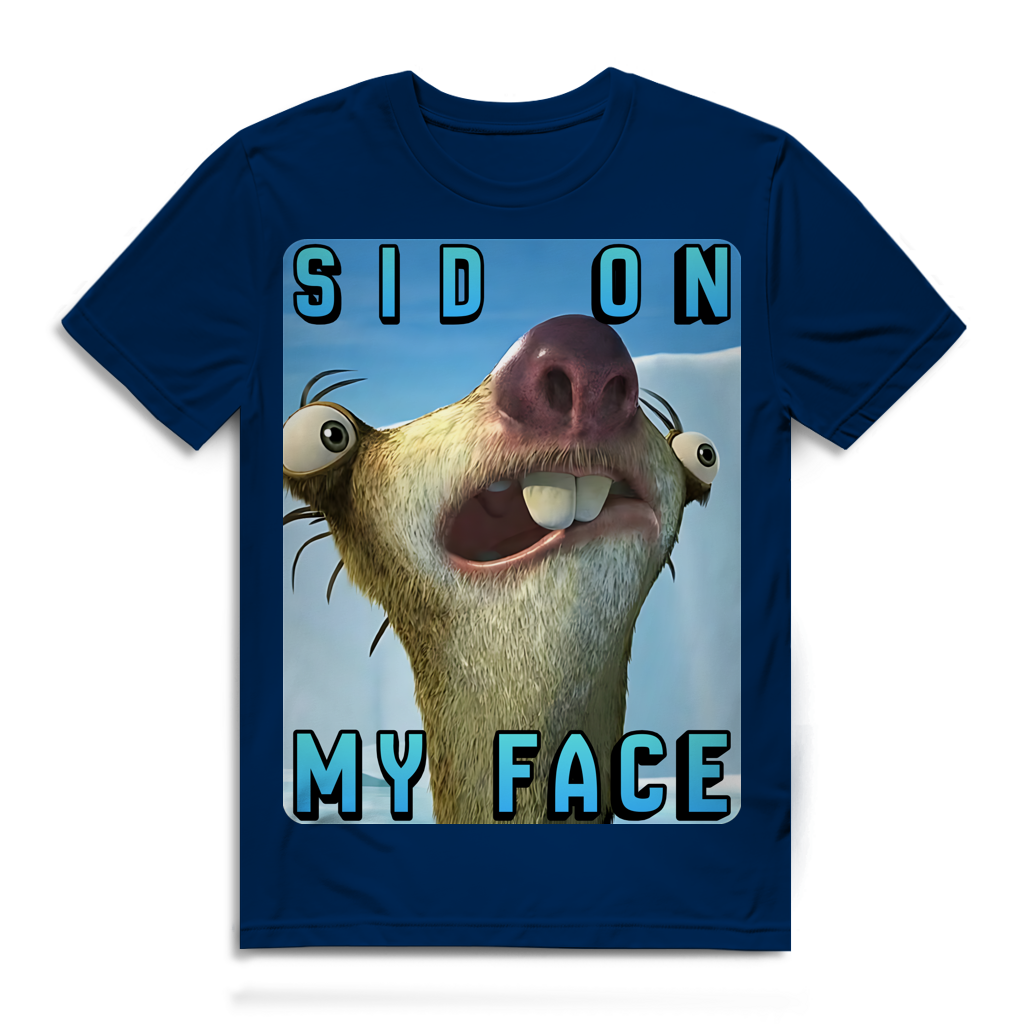 SID ON MY FACE - Herren Premium Bio T-Shirt Navy