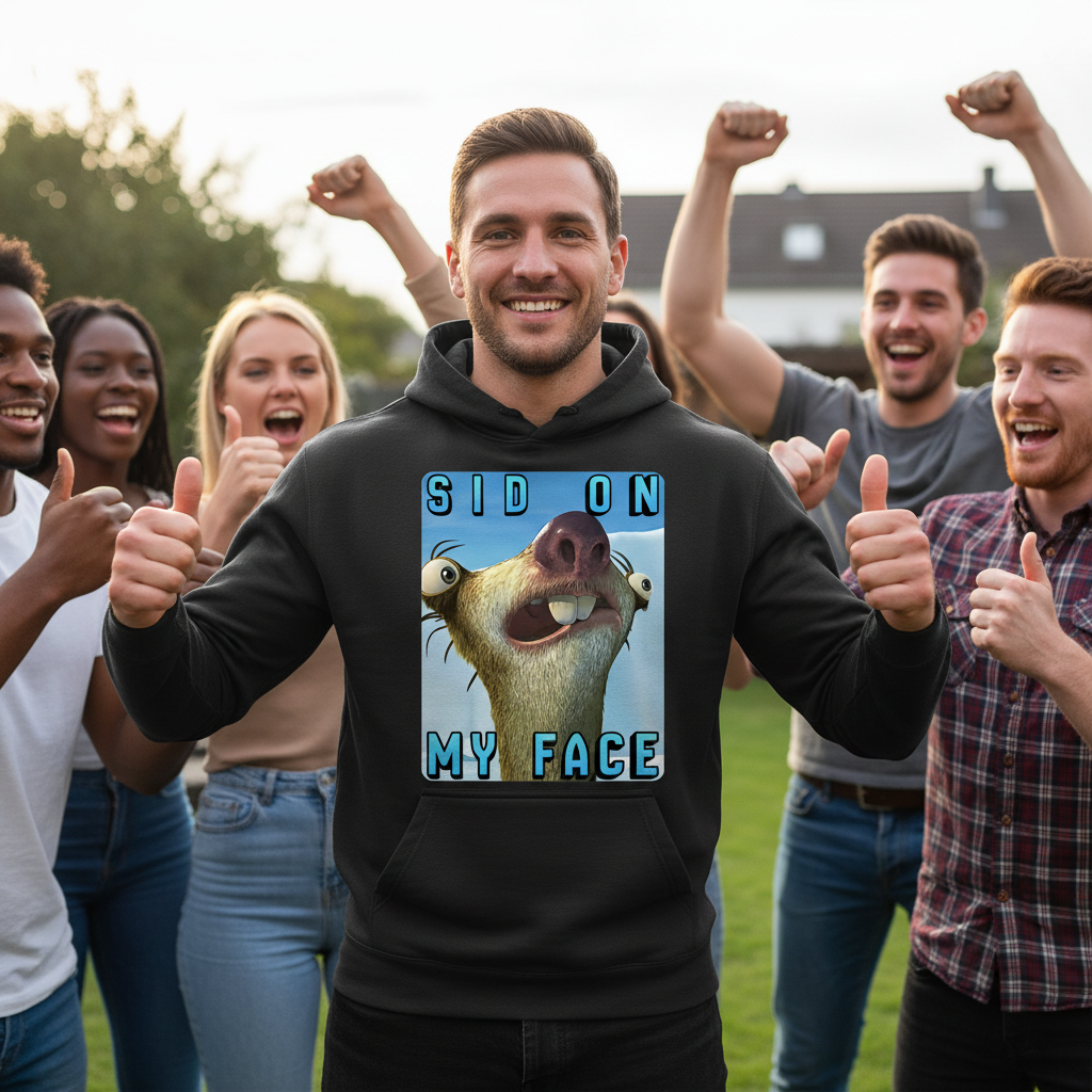SID ON MY FACE - Herren Premium Bio Hoodie