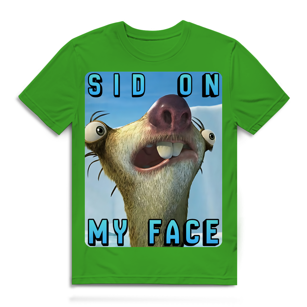 SID ON MY FACE - Herren Premium Bio T-Shirt Real Green