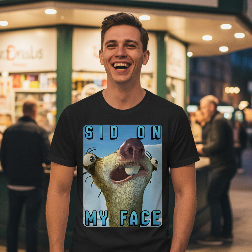 SID ON MY FACE - Herren Premium Bio T-Shirt