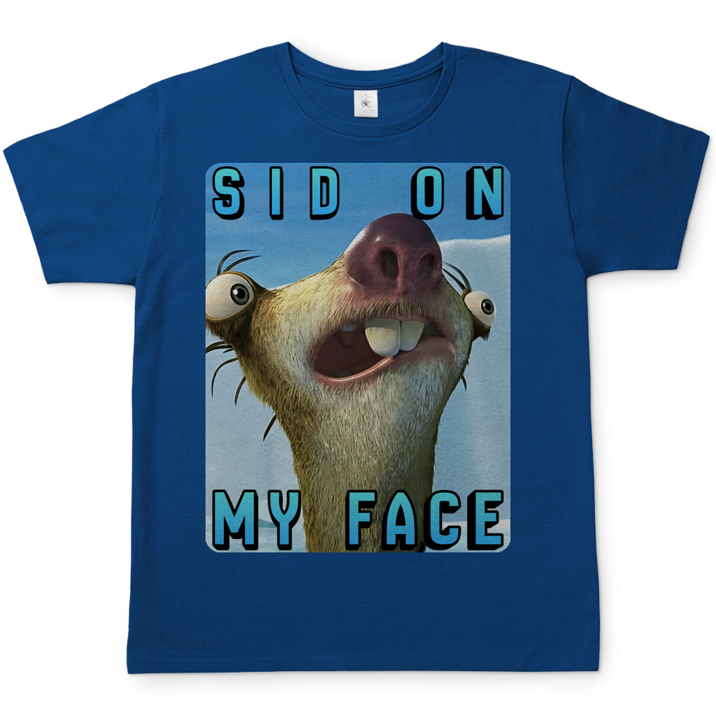 SID ON MY FACE - Herren T-Shirt Royal Blue
