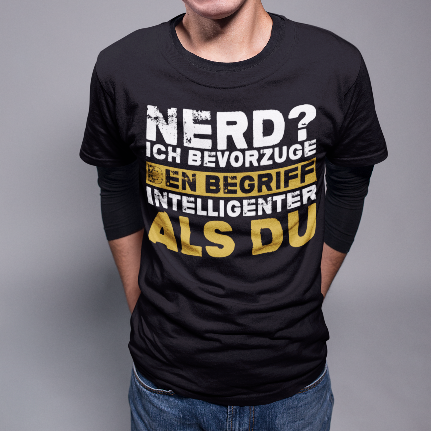Lustiges Nerd Shirt für Herren – Ich bevorzuge intelligenter als du