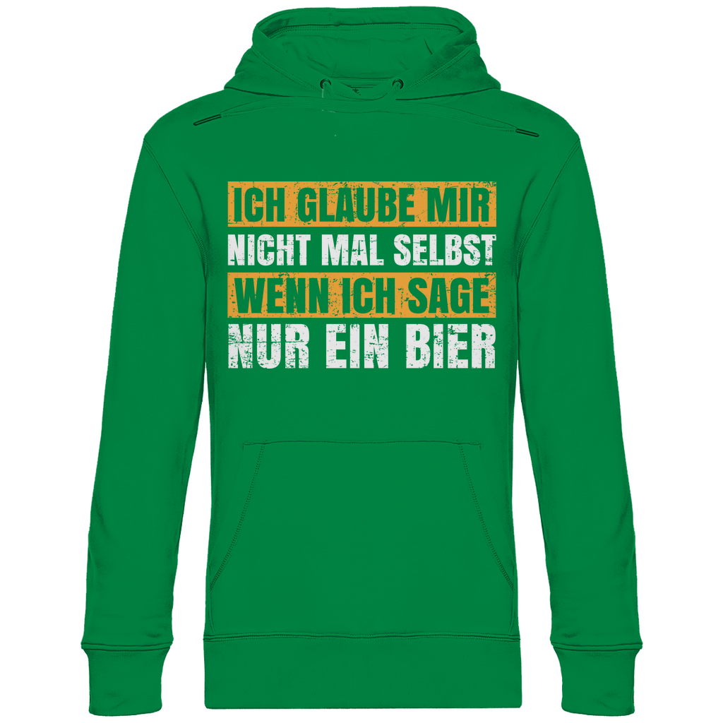 Ich glaube mir nicht mal selbst - Unisex Hoodie Kelly Green