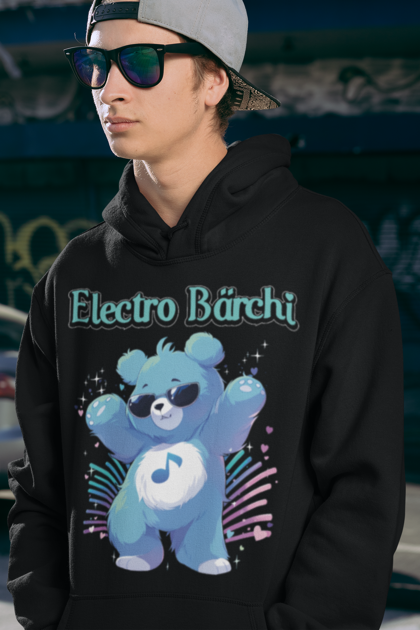 Electro Bärchi - Glücksbärchi - Unisex Hoodie