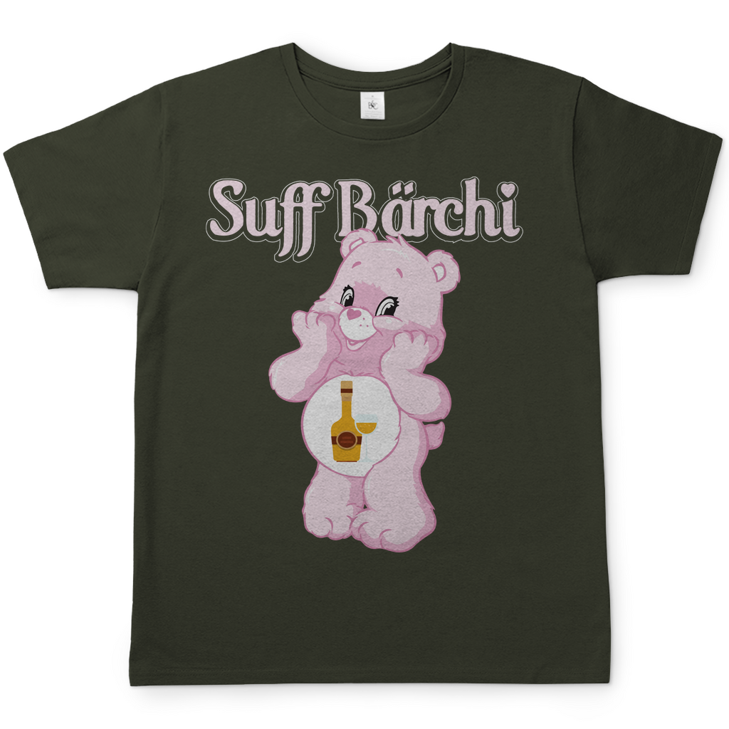 Suff Bärchi - Glücksbärchi - Herren Shirt Urban Khaki