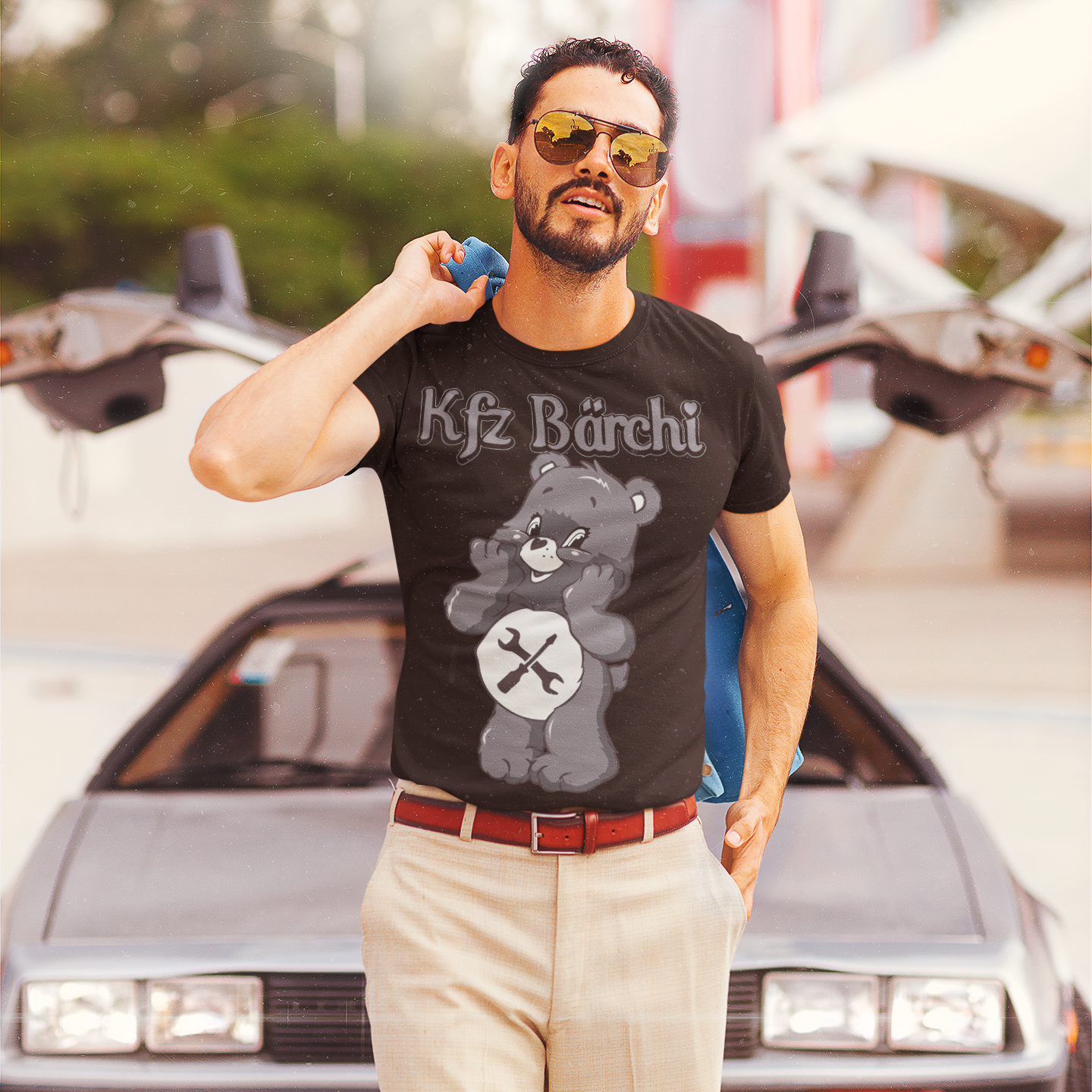 KFZ Bärchi - Glücksbärchi - Herren Shirt