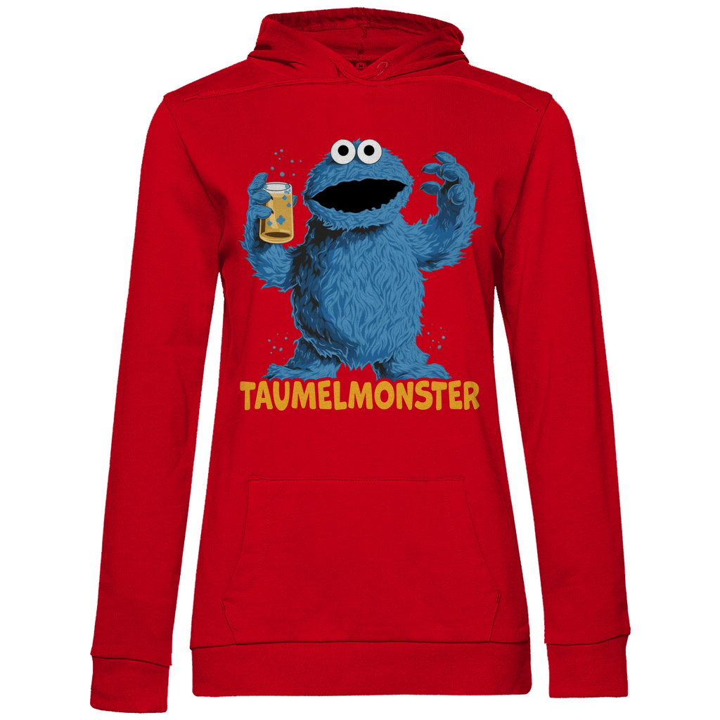 Sesamstraße - Taumel Krümelmonster - Damen Hoodie Red
