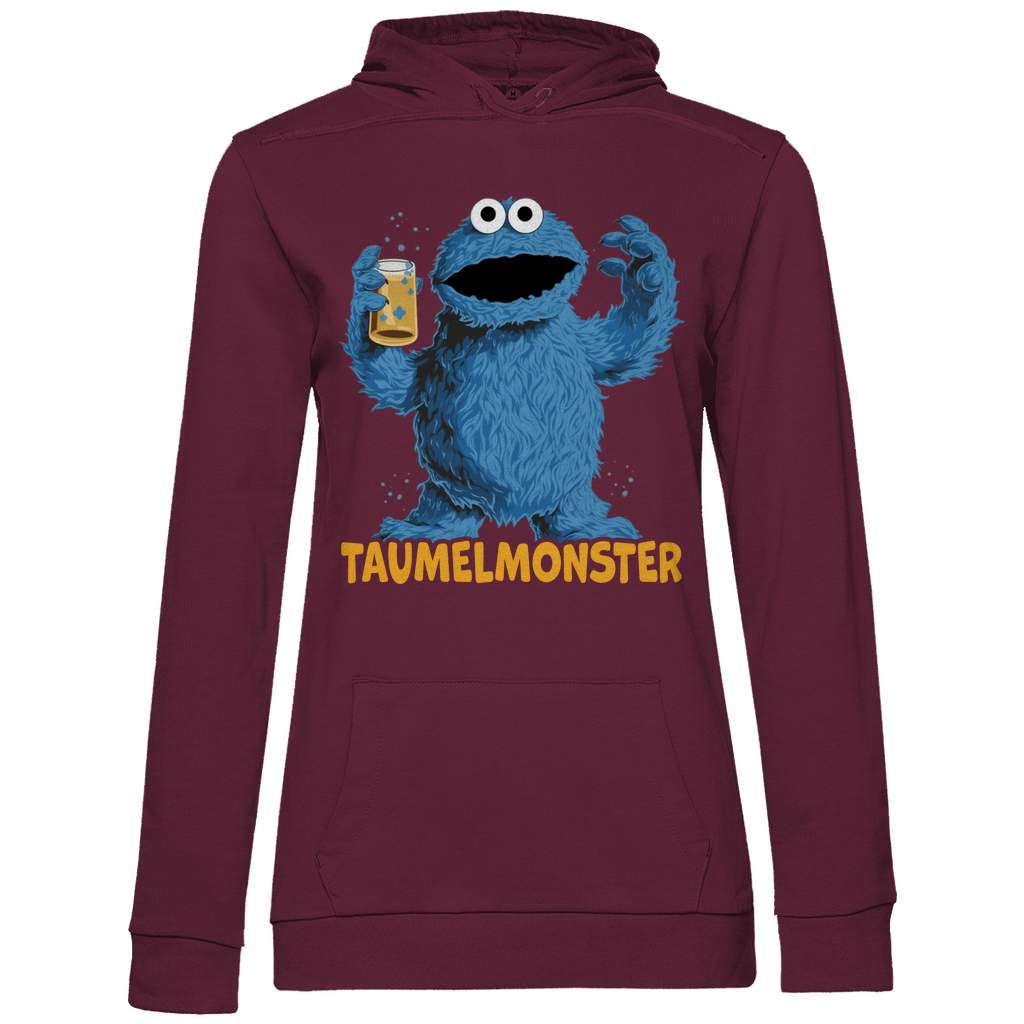 Sesamstraße - Taumel Krümelmonster - Damen Hoodie Wine