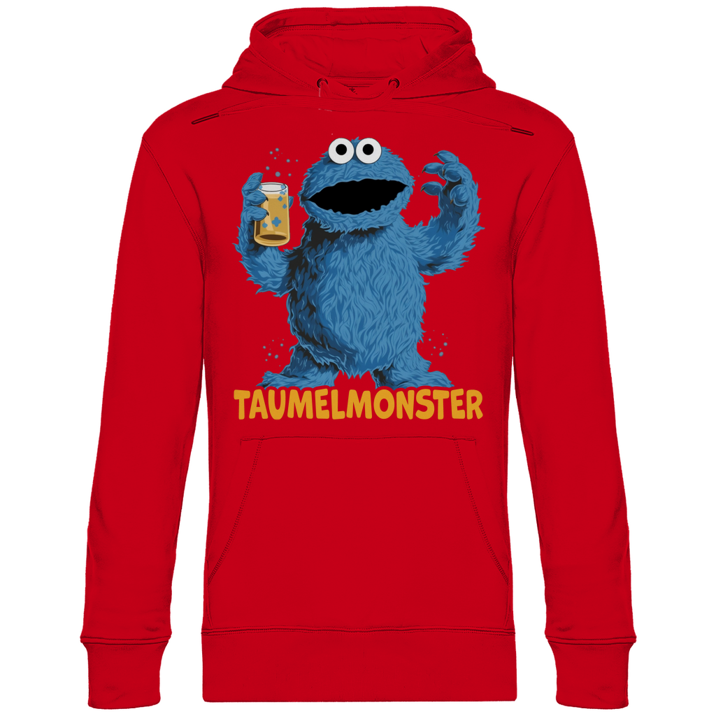 Sesamstraße - Taumel Krümelmonster - Unisex Hoodie Red