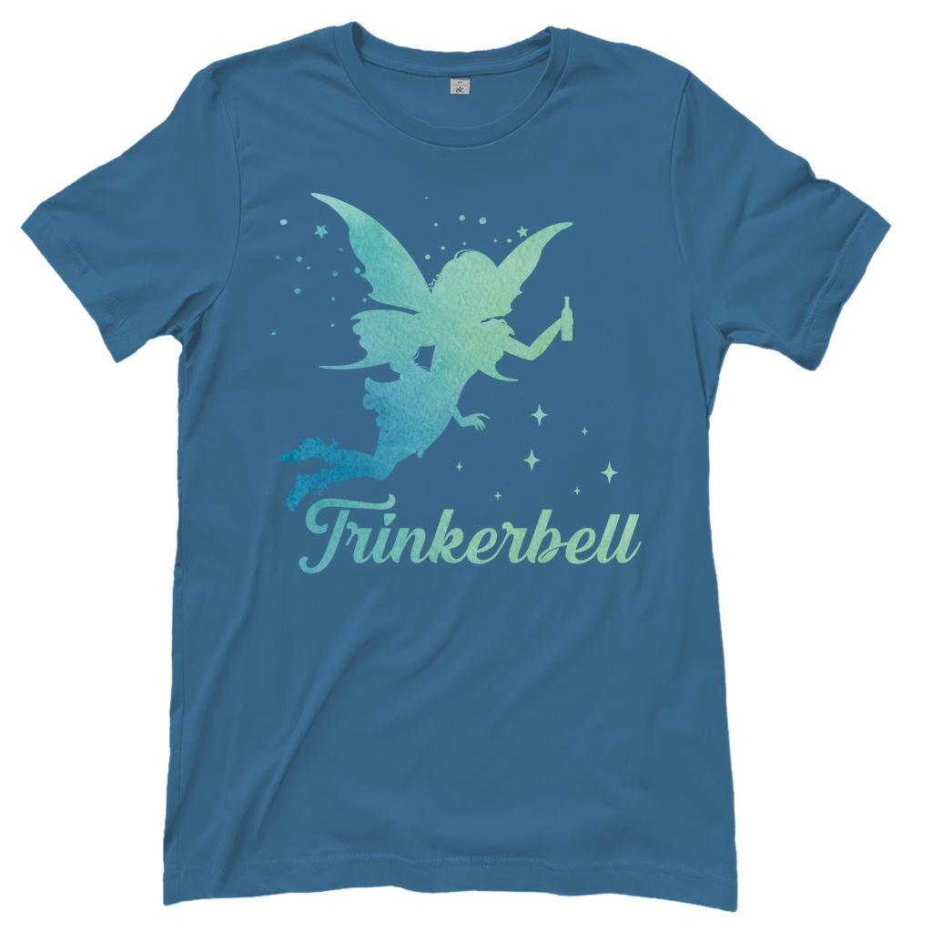 Trinkerbell - Prinzessin Aquarell - Damenshirt Stone Blue