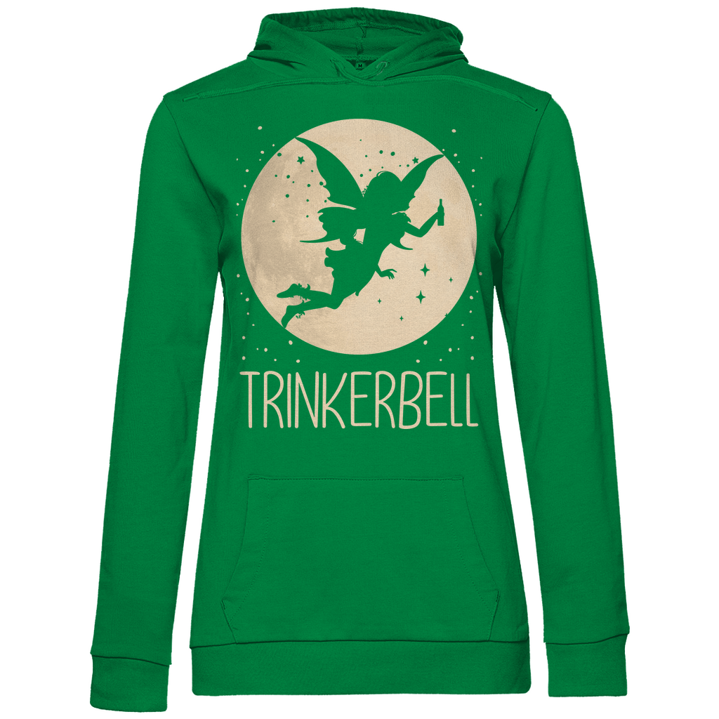 Mond Prinzessin - Trinkerbell - Damen Hoodie Kelly Green