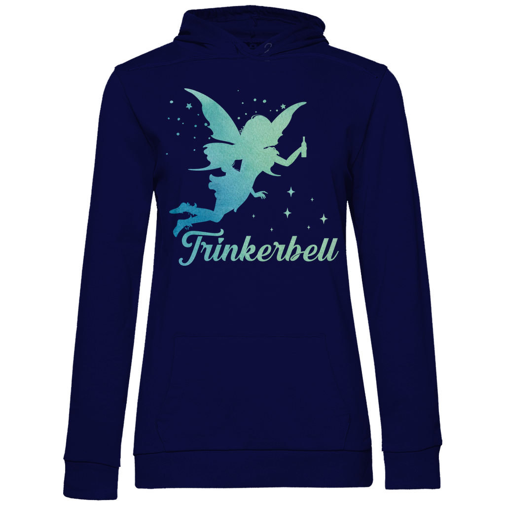 Trinkerbell - Prinzessin Aquarell - Damen Hoodie Navy Blue