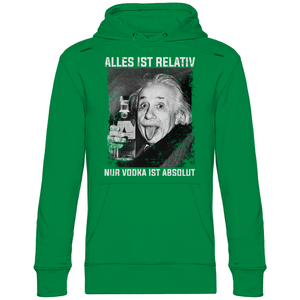 Alles ist relativ nur Vodka ist absolut - Unisex Hoodie Kelly Green